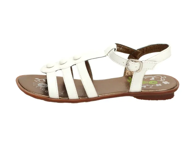 Białe sandałki, buty dziecięce Santic C01 Wh