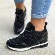Czarne sneakersy półbuty damskie VINCEZA 10743