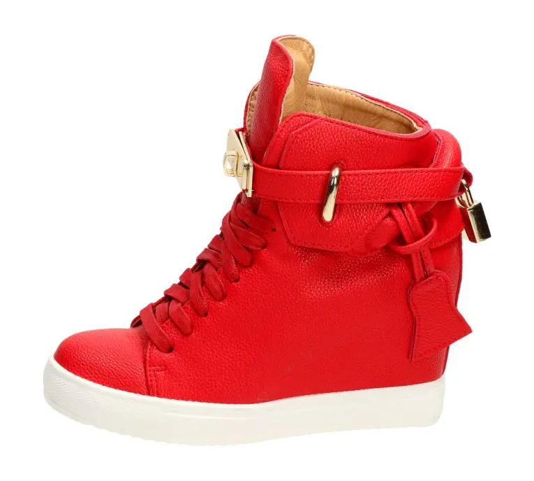Czerwone sneakersy, buty damskie Vices 6059-19