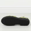 Zielone skórzane sandały damskie z zakrytymi palcami T.SOKOLSKI A88