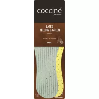 Latex Yellow&green Wkładka Bawełna Latex Coccine