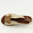 Złote sandały damskie z motylem Jezzi 2266-10