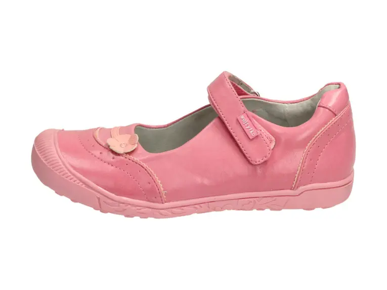 Różowe balerinki, buty dziecięce Wojtyłko 6917
