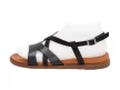 Czarne sandały damskie Sergio Leone Sk050