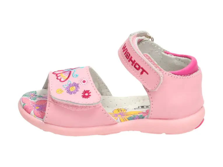 Sandałki, buty dziecięce Wishot 42-020c Pink