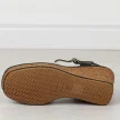 Srebrne sandały damskie na koturnie Sergio Leone sk229