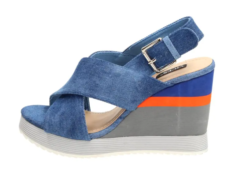 Niebieskie sandały, buty damskie Vices 1209-11