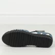 Niebieskie skórzane sandały damskie z zakrytymi palcami T.SOKOLSKI A88