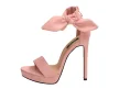 Różowe sandały damskie, szpilki Vices 1203-20