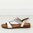 Białe płaskie sandały damskie Sergio Leone Sk070H