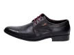 Czarne pantofle, buty męskie Badoxx 266 Bk/rd