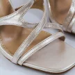 Złote sandały damskie na szpice VINCEZA 20212