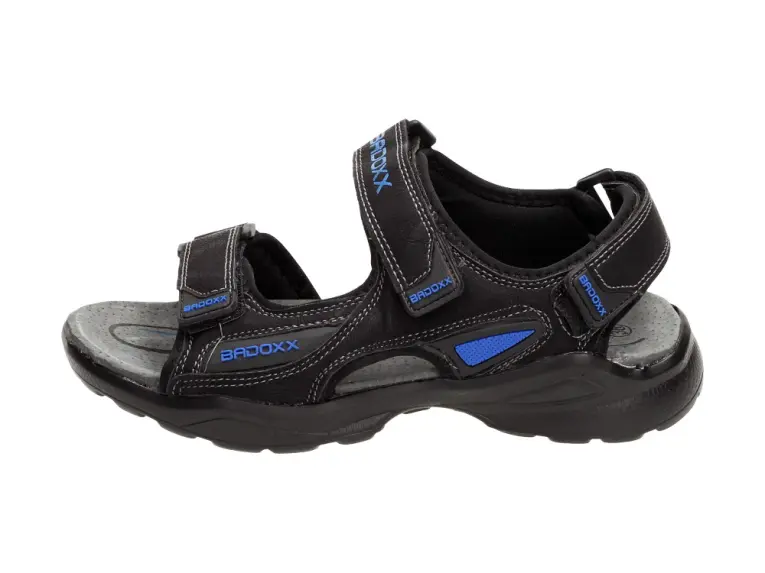 Czarne sandały, buty męskie Badoxx 9123bl