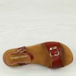 Brązowe płaskie sandały damskie Sergio Leone Sk078H