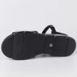 Czarne skórzane sandały damskie na koturnie FILIPPO DS4456/23