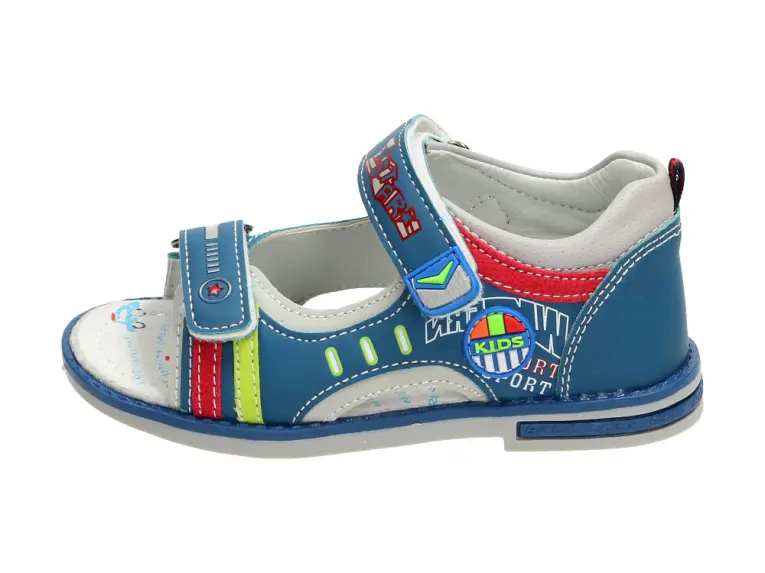 Niebieskie sandałki, buty dziecięce Badoxx 459