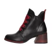 Czarne botki damskie na obcasie VINCEZA 10769 PU