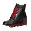 Czarne botki damskie na obcasie VINCEZA 10769 PU