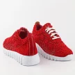 Czerwone plecione sportowe buty damskie T.SOKOLSKI 1982