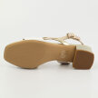Białe sandały damskie na obcasie SERGIO LEONE SK826