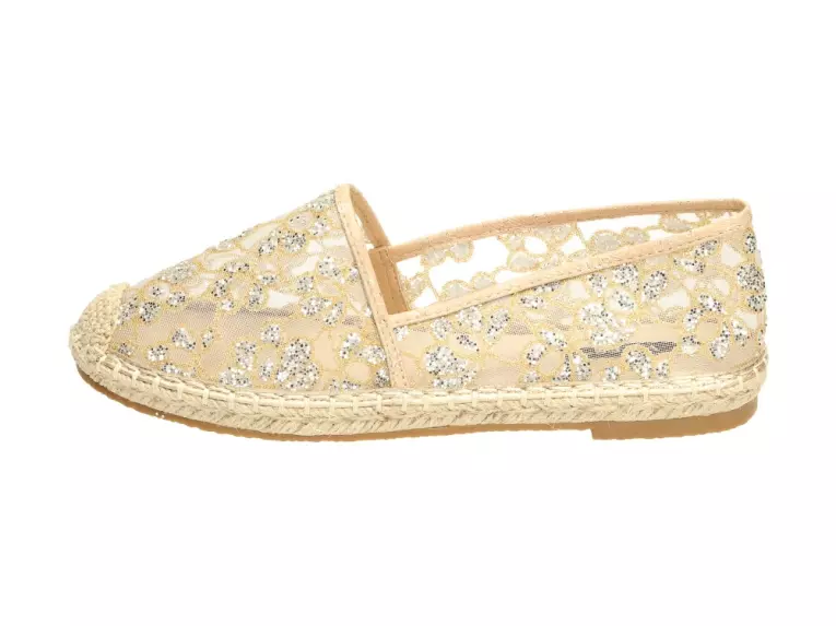 Beżowe espadryle, buty damskie Vices 3057-14