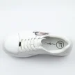 Białe skórzane sneakersy damskie na platformie Filippo Dp6207/24