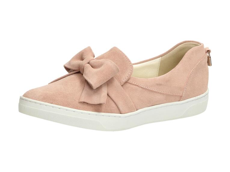 Różowe Polskie półbuty damskie Nicole 2051