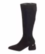 Czarne kozaki damskie Filippo Dkz1544 Obcas