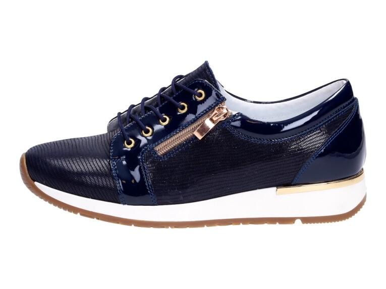 Granatowe półbuty Polskie buty Deoni B290