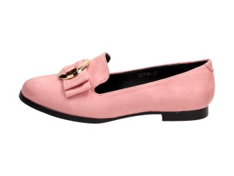 Różowe lordsy, buty damskie VICES 7215-20