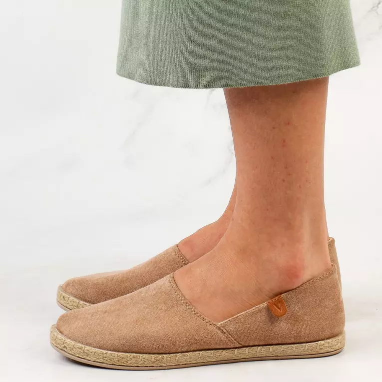 Beżowe espadryle damskie VINCEZA 34560