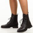 Czarne skórzane botki damskie Filippo Dbt7222/25