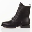 Czarne skórzane botki damskie Filippo Dbt7222/25