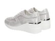 Srebrne sneakersy damskie S.BARSKI 97705