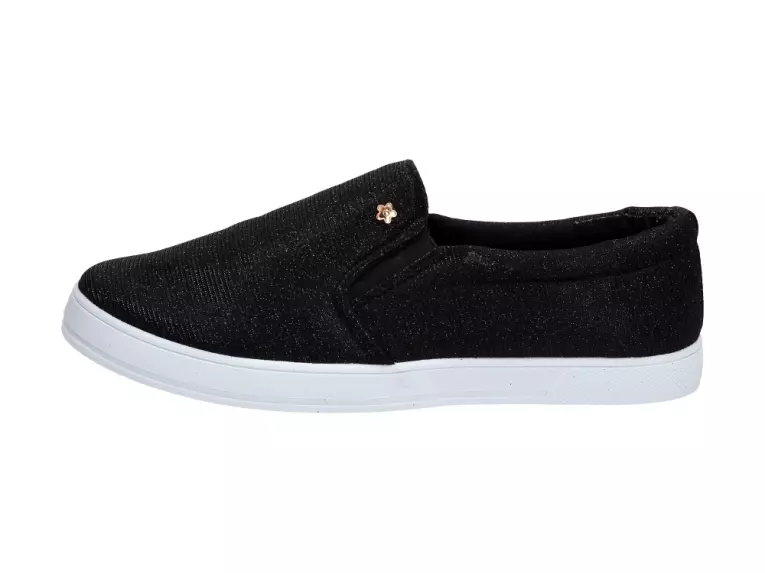 Slip On Czarne tenisówki damskie Vices B748-1