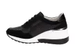 Czarne sneakersy damskie S.BARSKI 97799