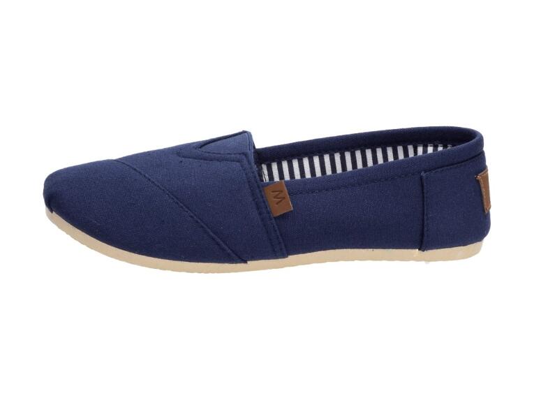 Granatowe tenisówki damskie Wishot 064 Slip On