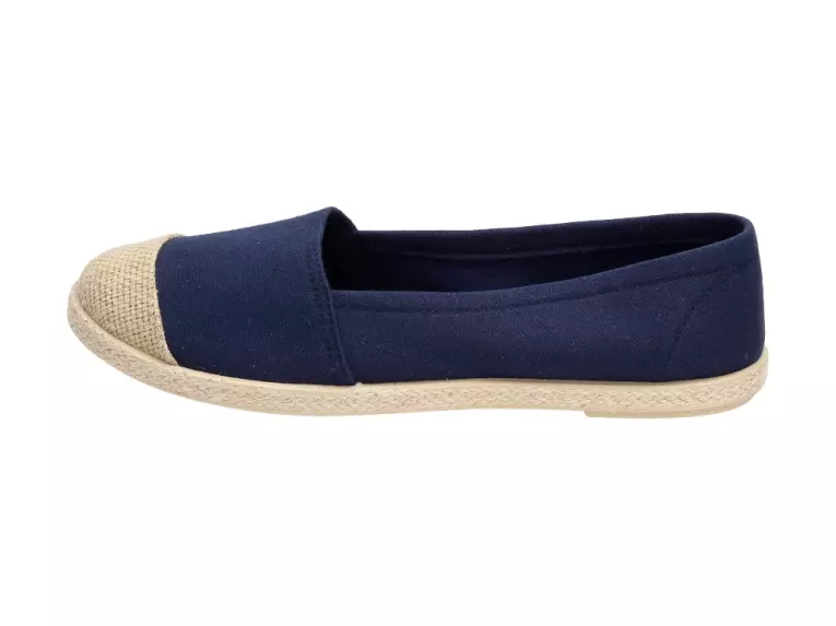 Granatowe tenisówki damskie Wishot 130 Slip On