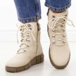 Beżowe skórzane botki damskie T.Sokolski Z25-238