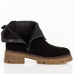 Czarne skórzane botki damskie Segio Leone Tr25733S