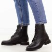Czarne skórzane botki damskie Filippo Dbt6520/25