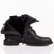 Czarne skórzane botki damskie Filippo Dbt6520/25