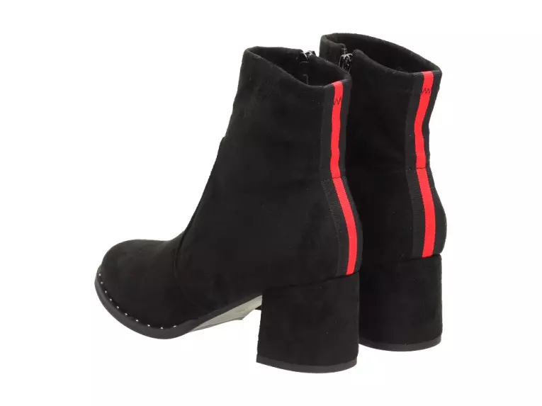Czarne botki damskie Filippo Dbt1039