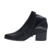 Czarne botki damskie na obcasie SERGIO LEONE BT628