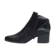 Czarne botki damskie na obcasie SERGIO LEONE BT628