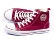 Bordowe trampki American Club 9120