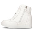 Białe skórzane sneakersy damskie, botki FILIPPO DBT3552/22
