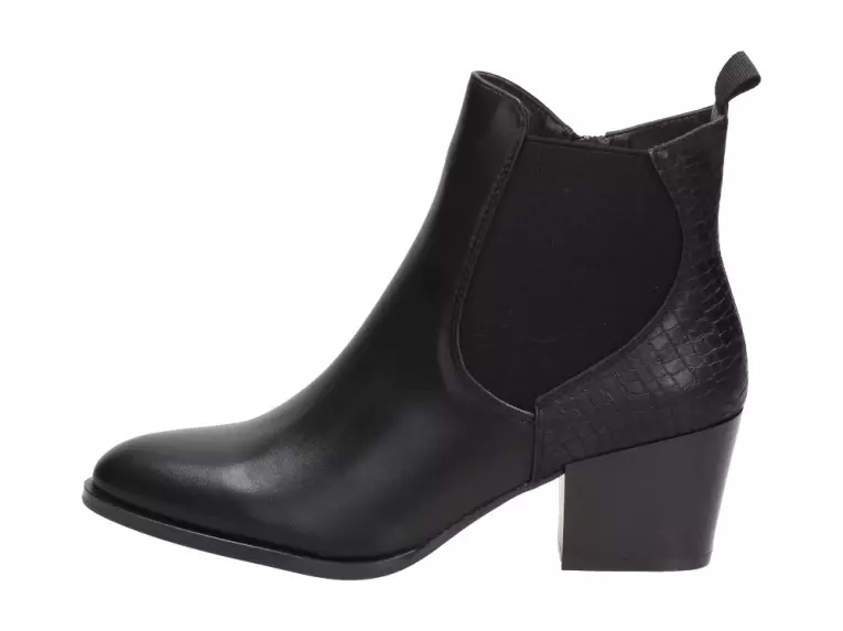 Czarne kowbojki damskie Sergio Leone Bt613 Pu