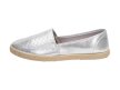 Srebrne espadryle damskie Sabatina Zh19-6