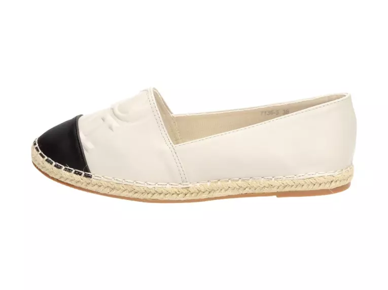 Szare espadryle, buty damskie Vices 7136-5